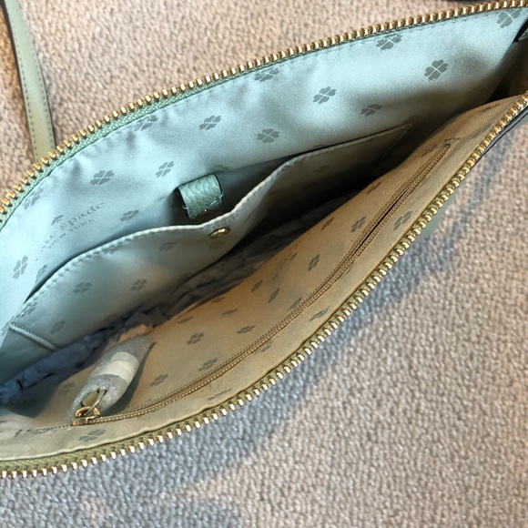 Kate Spade Pistachio Medium Polly Crossbody NWT - Picture 7 of 8